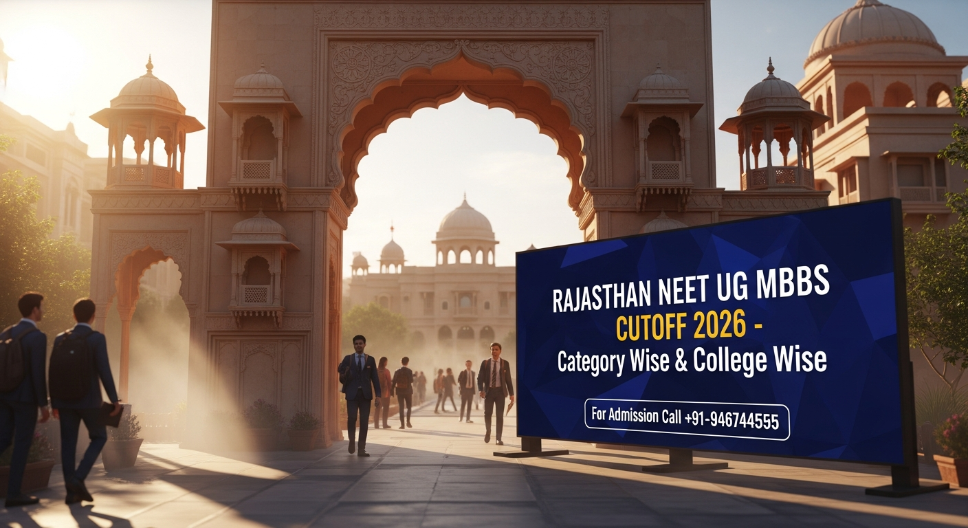 Rajasthan NEET UG MBBS Cutoff 2026 – Category Wise & College Wise